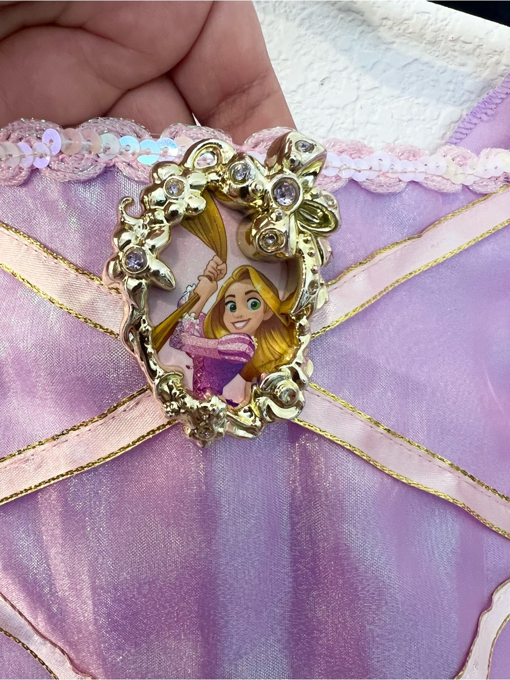 Disney Princess Rapunzel Dress- Size M (7/8) - Picture 2 of 8